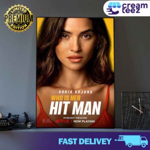 Character Posters for ‘HIT MAN’ Starring Adria Arjona Print Art Canvas And Poster