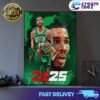Golden State Warriors Edwards The Cover Athlete Of NBA 2K25 Print Art Poster and Canvas