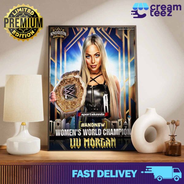 Liv Morgan is the New Women’s World Champion in King and Queen Of The Ring 2024 Print Art Poster and Canvas
