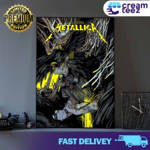 Metallica 72 Seasons inspired by Screaming Suicide and Crown of Barbed Wire Poster Art 2024 Print Art Poster and Canvas