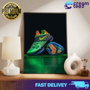 The Nike KD4 Weatherman Releases On May 21st 2024 Print Art Canvas And Poster