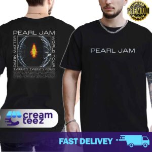 Pearl Jam Dark Matter World Tour 2024 T Shirt Unisex