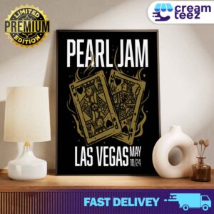 Pearl Jam With Deep Sea Diver Official Poster Night 1 At MGM Grand Garden Arena On May 18th In Las Vegas Nevada Las Vegas 2024 N2 By Munk One