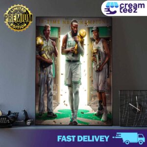 Boston Celtics 18-time NBA champion Jaylen Brown is the best player Print Art Poster and Canvas