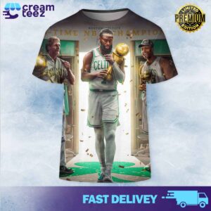 Boston Celtics 18-time NBA champion Jaylen Brown is the best player All Over Print Tshirt Hoodie Sweatshirt 3D