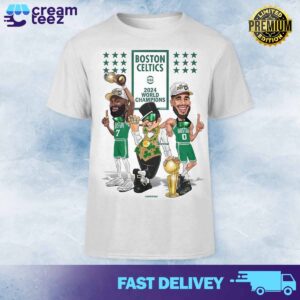 Boston Celtics NBA 2024 World Champions Tshirt Unisex