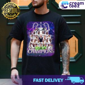 Congratulations to Real Madrid for officially winning the season 2D T Shirt Unisex