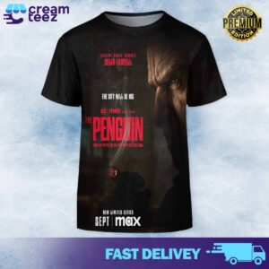 First poster for THE PENGUIN Releasing in September on Max All Over Print Tshirt Sweatshirt Hoodie 3D