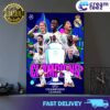 Hala Madrid Congratulation Real Madrid Wins UEFA Final cup 2023 2024 in Wembley Print Art Poster and Canvas