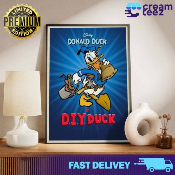 New Donald Duck Short From Walt Disney Animation Studios Releases On June 2024 Print Art Poster Canvas