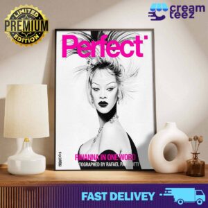 Photograph Rihanna x Perfect Magazine Issue 6 5 By Rafeal Pavarotti Cover 2 Rihanna In One Word 2024 Print Art Poster Canvas