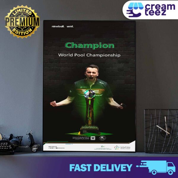 Congrats Fedor Gorst Champions Of The World The Crown Jewel Of Nineball World Pool Championship 2024 In Saudi Arabia Print Art Poster Canvas