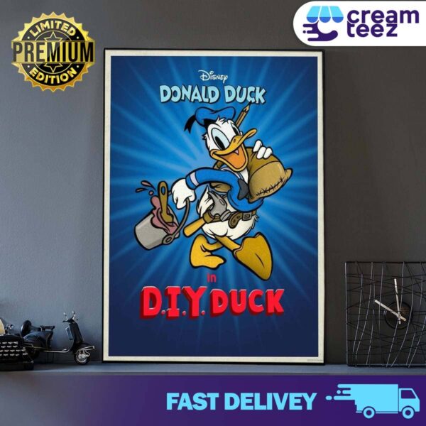 New Donald Duck Short From Walt Disney Animation Studios Releases On June 2024 Print Art Poster Canvas