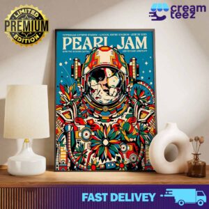 Pearl Jam With the Murder Capital and Richard Ashcroft  in Tottenham Hotspur Stadium London United Kingdom June 29 2024 Print Art Poster And Canvas