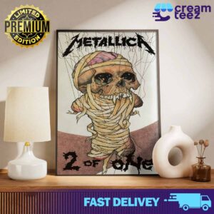 Poster 2 of one album by American Heavy metal band Metallica It was released on June 20 1989 Print Art Poster And Canvas