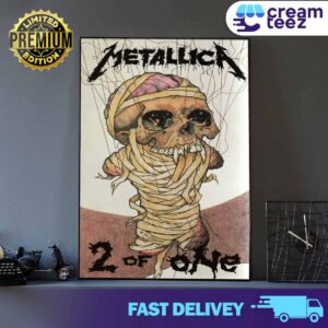 Poster 2 of one album by American Heavy metal band Metallica It was released on June 20 1989 Print Art Poster And Canvas