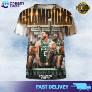The Boston Celtics DEFEATED the Dallas Mavericks TO WIN THE 2024 NBA All Over Print Tshirt Hoodie Sweatshirt 3D