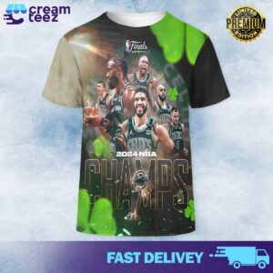 The Boston Celtics are 2024 NBA Champions artwork by Door Dash All Over Print Tshirt Sweatshirt Hoodie 3D