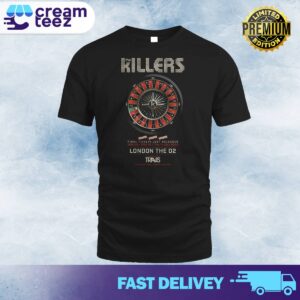 The Killers Final at the O2 London on 8, 10 and 11 July with special guest Travis Band new album Rebel Diamonds Tshirt Unisex