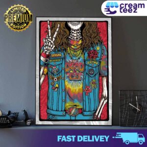 DEAD FOREVER June 20th Event Poster Online Variant merch limited 2024 of Dead & Company Print Art Poster And Canvas