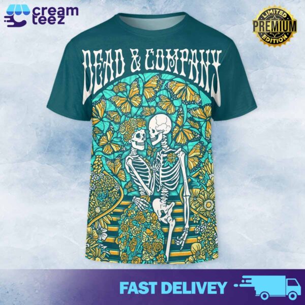 Dead and Company Weekend 8 Poster Merchandise Limited at The Venetian Resort Las Vegas July 11 2024 Sphere Las Vegas NV Print All Over Tshirt 3D