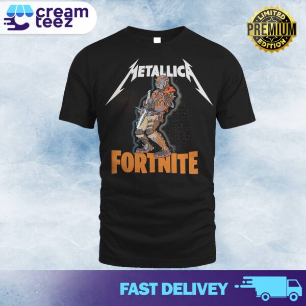 FORTNITE X METALLICA FIRE T-SHIRT LIMITED