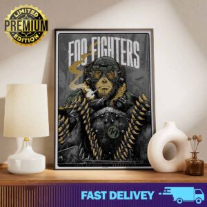 Foo Fighters official poster at Hershey limited edition merchandise July 23 2024 2