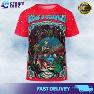 Happy Fourth Day of July Dead And Company Tour in Las Vegas NV July 4, 2024 Limited Merchandise Tshirt Hoodie and Sweatshirt 3D