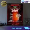 KNOTFEST IOWA Returns September 21, 2024 Featuring Slipknot, Till Lindemann, Knocked Loose Special One Night Only 25th Anniversary Event at Water Works Park in Des Moines, IA, Merchandise Poster limited art printing Print Art Poster And Canvas