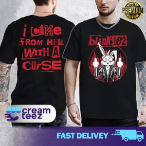 I came from Hell With a curse T Shirt Blink-182 official Tshirt Unisex