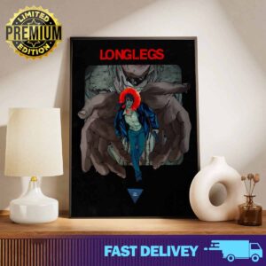 Incredible poster for Longlegs by Dave Scheele Print Art Poster And Canvas