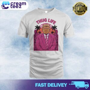 Limited Edition Pink Thug Life Donald Trump 2024 Tshirt