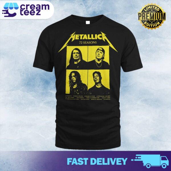 Metallica 72 Seasons Four Faces T-Shirt