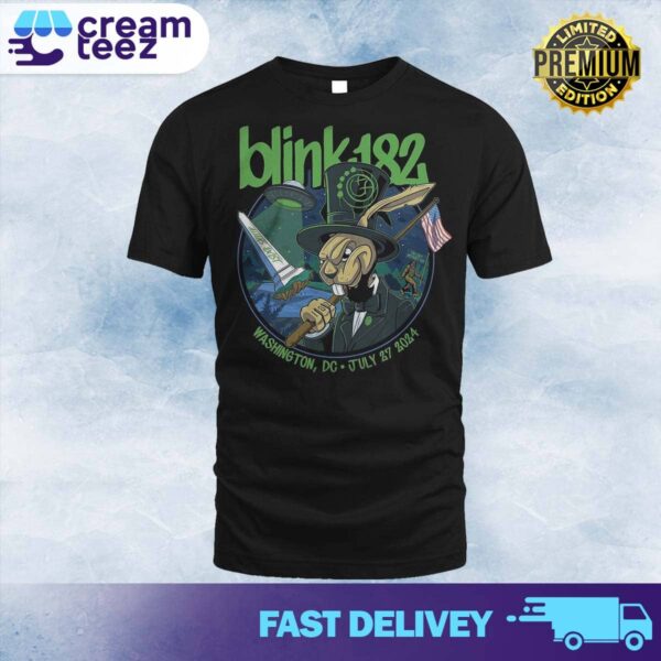 Official blink-182 T-shirt for today’s show at the Capital One Arena in Washington, DC