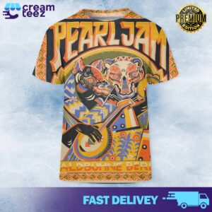 Pearl Jam Limited Merchandise Poster Artwork by Jumu at Canceled Tour in Berlin July 3, 2024 All Over Print Tshirt Sweatshirt and Hoodie 3D