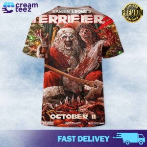 TERRIFIER 3 of Damien Leone in theaters on October 11 2024 All Over Print Tshirt 3D