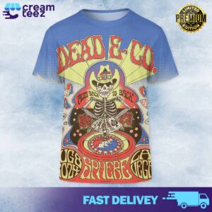 Dead And Company Aces Back To Back Sphere Las Vegas T-shirt Merch Limited Edition August 9 2024 All Over Print