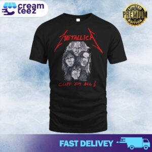 Metallica Cliff ‘Em All T-shirt Limited Edition