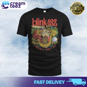 Official blink-182 t-shirt for today’s show at Rupp Arena in Lexington, KY